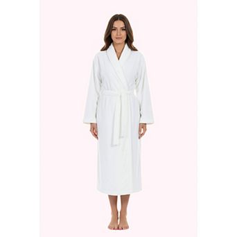 Luxury Turkish Bath Robe, Hotel Style Ultra Soft Robe For Home and Bath, Soft Shawl Collar Bathrobe