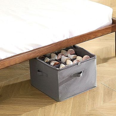 Under Bed Storage Organizer for Shoes Clothing Accessories 16-Compartment