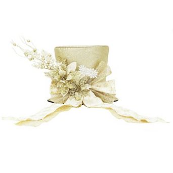 Luxury Sparkling Christmas Tree Topper Bow - Glitter Xmas Tree Top Decorations for Holiday