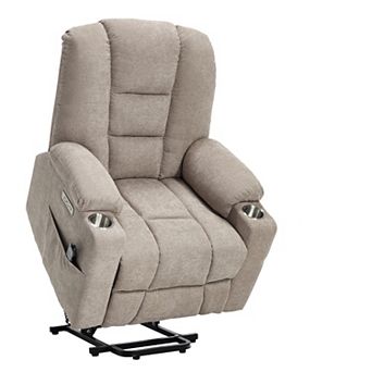 Power Lift Recliner Chair with Massage, Heavy Duty Motion Mechanism with USB and Type C Ports