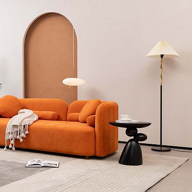 Fiberglass Modern Minimalist End Table for Living Room and Bedroom