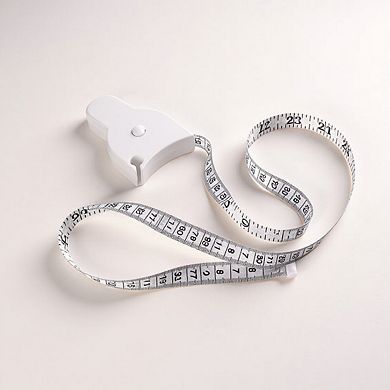 Body Measuring Tape with Retractable Soft Tape and Auto-Lock Design