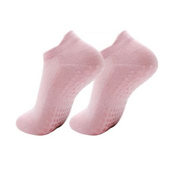 3 pc Women's Low-Cut Grip Socks Set with Breathable Knit Texture and Soft Stretch Non-Slip Design