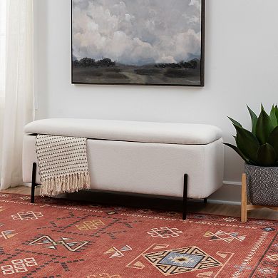 Linon Upholstered Storage Bench