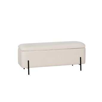 Linon Upholstered Storage Bench