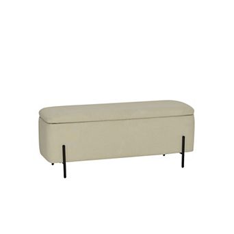 Linon Upholstered Storage Bench