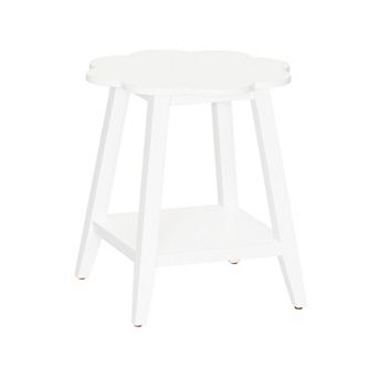 Linon Natalia Flower Accent Side Table