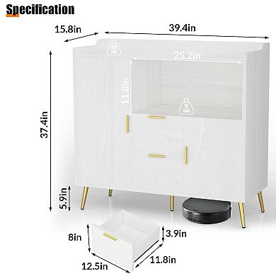 IDEALHOUSE Compact Sideboard