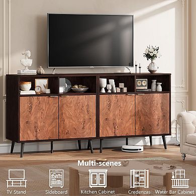 IDEALHOUSE Burl Sideboard