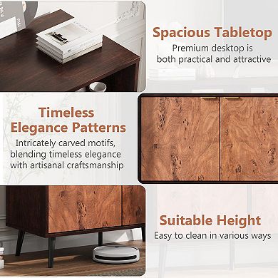 IDEALHOUSE Burl Sideboard