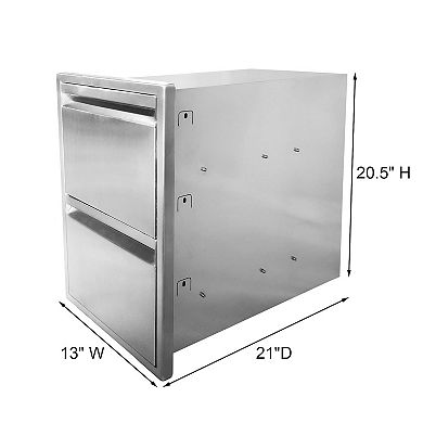 IDEALHOUSE Stainless BBQ Drawer