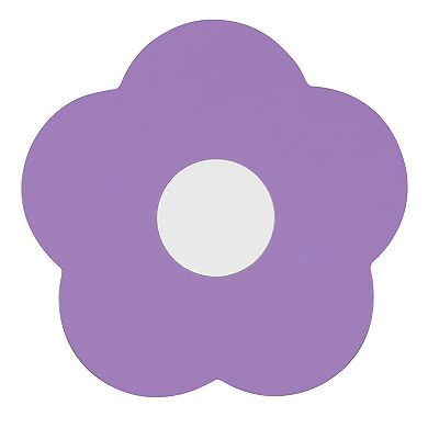 Linon Carice Flower Tall Table with Decorative Flower Top