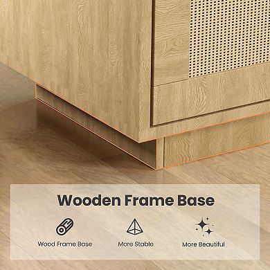 IDEALHOUSE 5-Tier Boho Bookcase