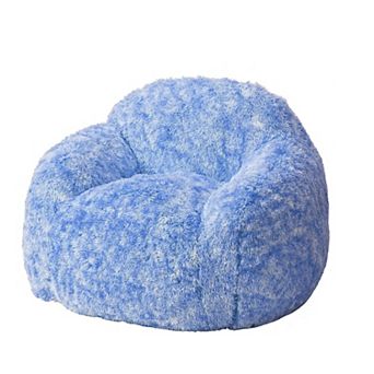 IDEALHOUSE Faux Fur Bean Bag Chair with Arms