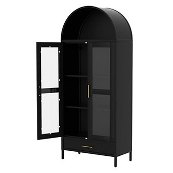 IDEALHOUSE Arched Display Cabinet