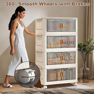 IDEALHOUSE 4-Tier Storage Organizer