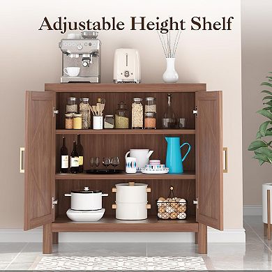 IDEALHOUSE Farmhouse Storage Cabinet