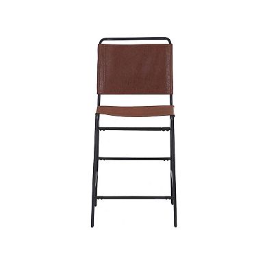 Linon Wharton Counter Stool with Backrest