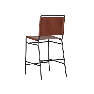 Linon Wharton Counter Stool with Backrest