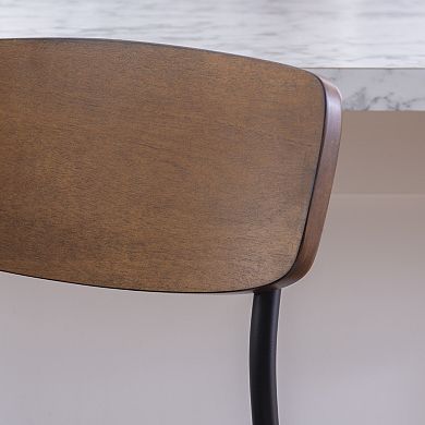 Linon Truvy Upholstered Counter Stool