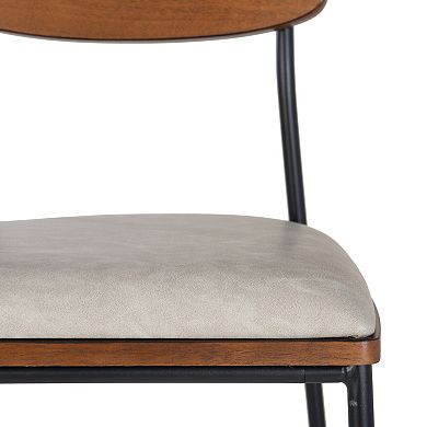 Linon Truvy Upholstered Counter Stool