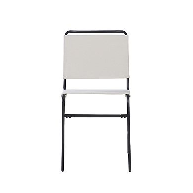 Linon Wharton Metal Frame Dining Chair