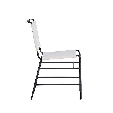 Linon Wharton Metal Frame Dining Chair