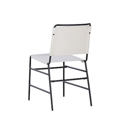 Linon Wharton Metal Frame Dining Chair