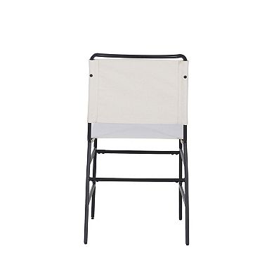 Linon Wharton Metal Frame Dining Chair