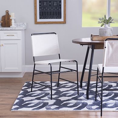 Linon Wharton Metal Frame Dining Chair