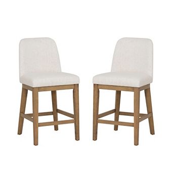 Linon Tucker 2 pc Counter Stool Set