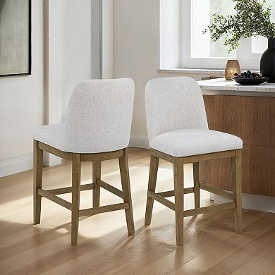 Linon Tucker 2-pc. Counter Stool Set