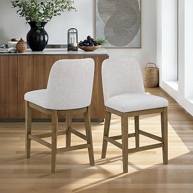 Linon Tucker 2-pc. Counter Stool Set