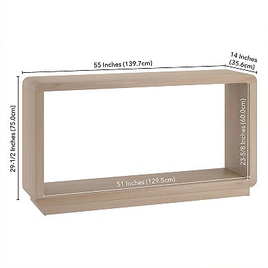 Finley & Sloane 55" Rectangular Console Table