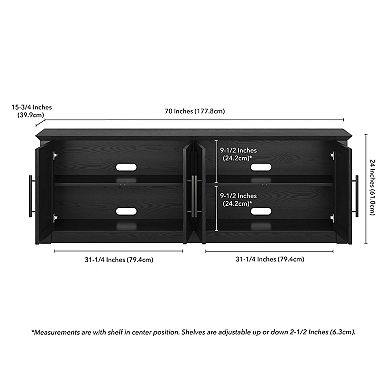 Finley & Sloane Thornwell Rectangular TV Stand for TVs up to 78"