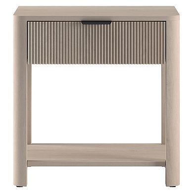 Finley & Sloane Pomona 24" Wide Rectangular Fluted Nightstand