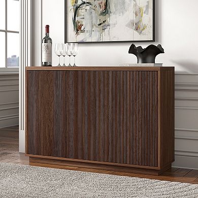 Finley & Sloane Alston 48" Wide Rectangular Fluted Buffet Table