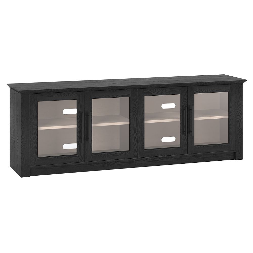 Finley & Sloane Thornwell Rectangular TV Stand for TVs up to 78 Inches with Glass Doors