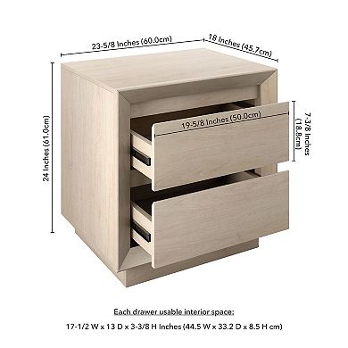 Finley & Sloane Emmett 24" Wide Rectangular Nightstand