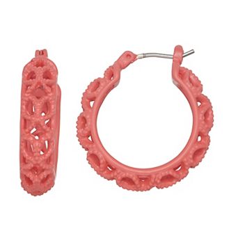 Napier 25-mm Seasonal Color Hoop Earrings