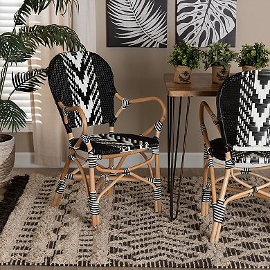 bali & pari Natural Rattan Dining Chair