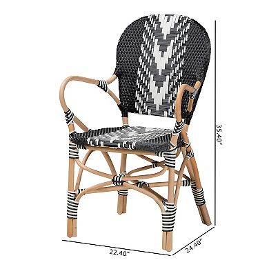 bali & pari Natural Rattan Dining Chair