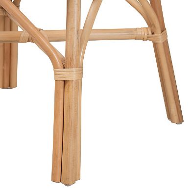 bali & pari Natural Rattan Flower Chair