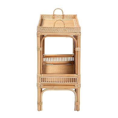 bali & pari Lombok Natural Rattan Console Table