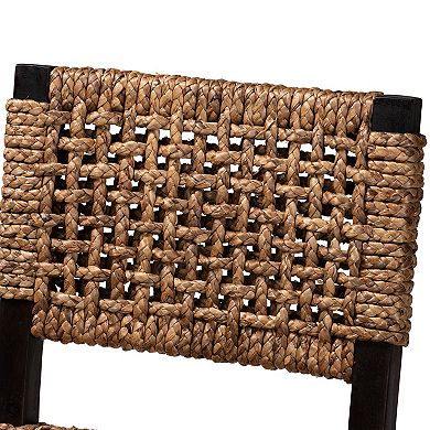 bali & pari Alise Seagrass Counter Stool with Woven Back and Seat
