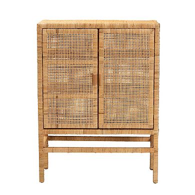 bali & pari Vivan Rattan Storage Cabinet