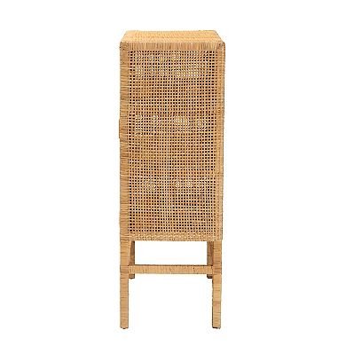 bali & pari Vivan Rattan Storage Cabinet