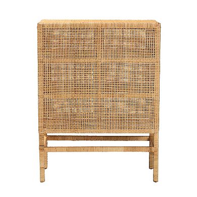 bali & pari Vivan Rattan Storage Cabinet
