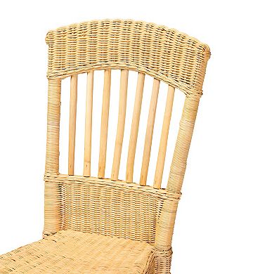 bali & pari Barito Natural Rattan Dining Chair