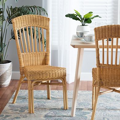 bali & pari Barito Natural Rattan Dining Chair